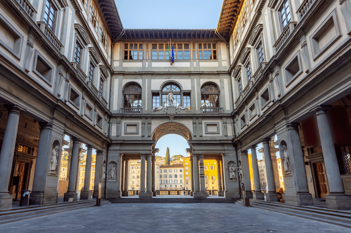 Uffizi gallery Florence Italy